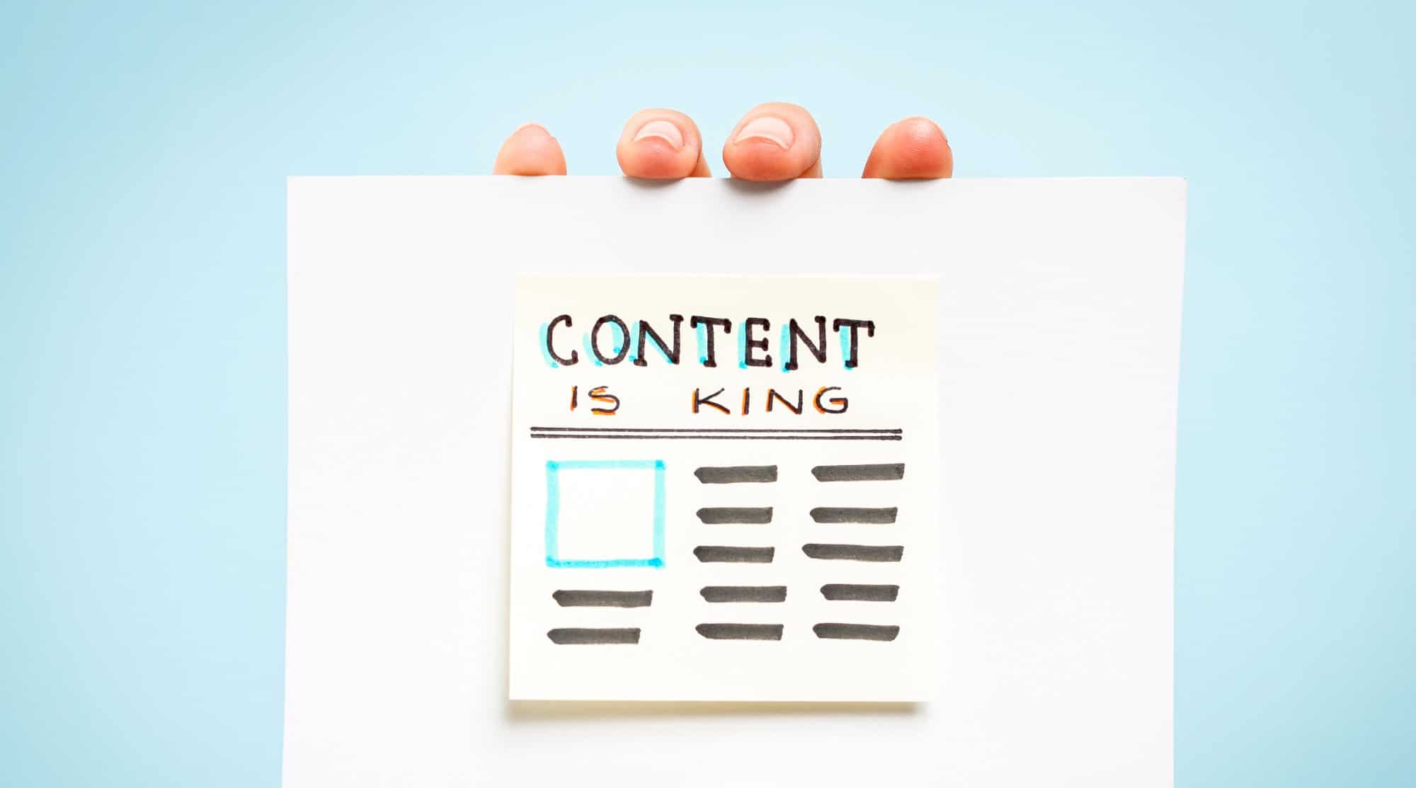 Blog schrijven: content is king