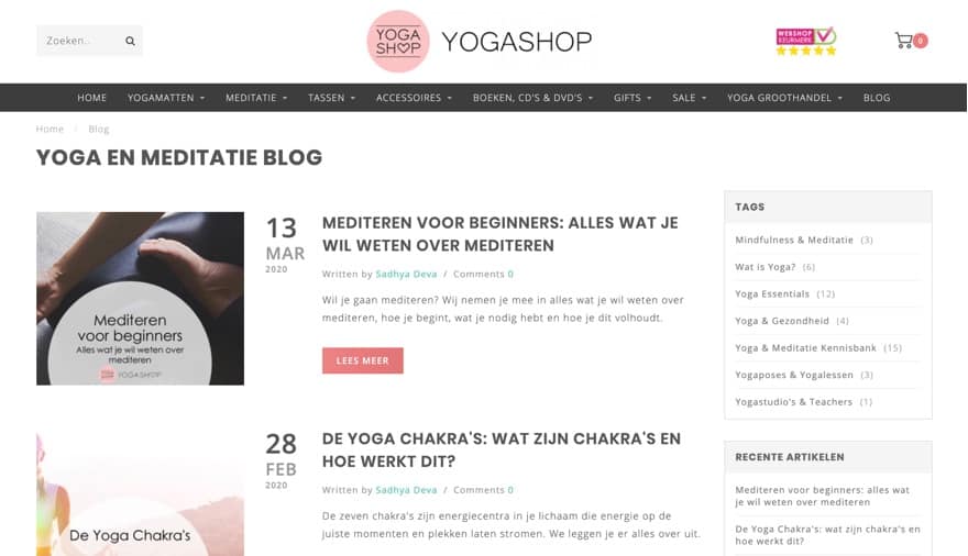 Yogashop Blog